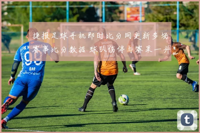 捷报足球手机即时比分网更新多场赛事比分数据 球队伤停与赛果一并呈现
