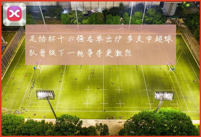 足协杯十六强名单出炉 多支中超球队晋级下一轮争夺更激烈